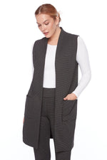 Sleeveless Long Vest