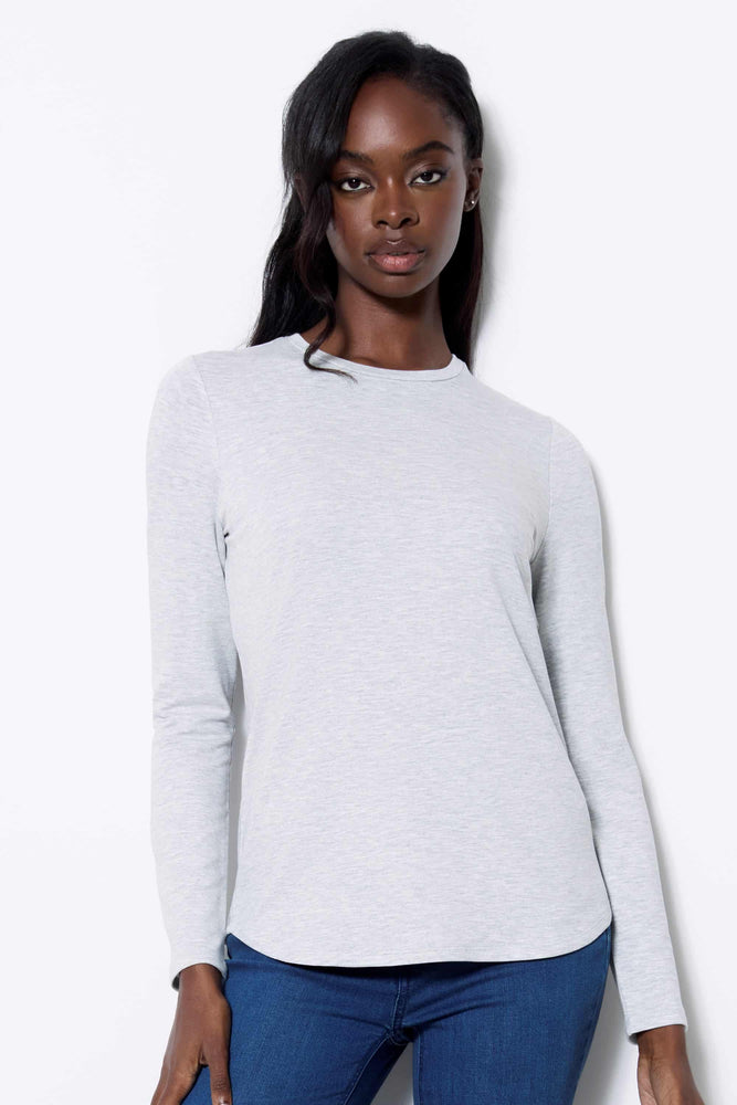 Solid Provence Long Sleeve Top