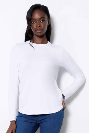 Solid Provence Long Sleeve Top