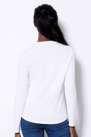 Solid Provence Long Sleeve Top