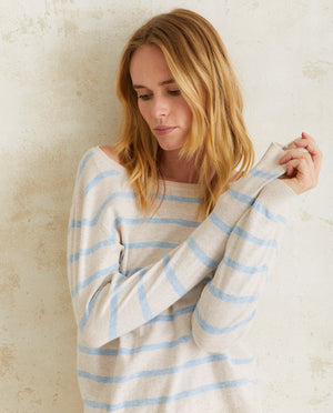 Striped Organic Cotton Sweater