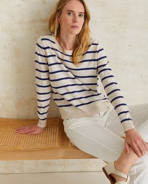 Striped Organic Cotton Sweater