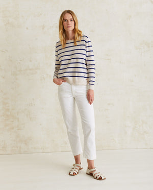 Striped Organic Cotton Sweater