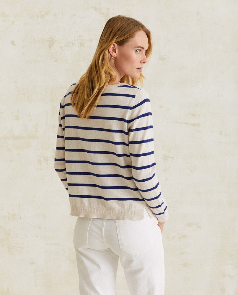 Striped Organic Cotton Sweater