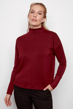 Arya Butter Contrast Turtleneck