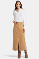 High Rise Corduroy Skirt