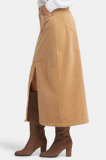 High Rise Corduroy Skirt