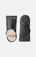 Betrice Faux Fur-Lined Leather Gloves