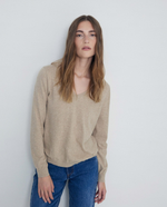 V-Neck Cotton Pullover