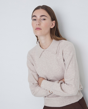 Knit Polo Sweater