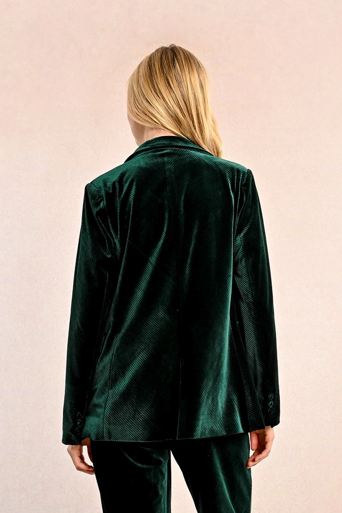 Corduroy Velvet Blazer