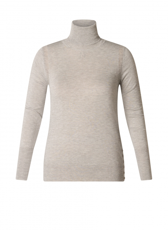 Perpetua Metallic Turtleneck