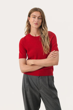 Everlotta Short Sleeve Cashmere Sweater