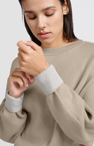 Contrast Sweater