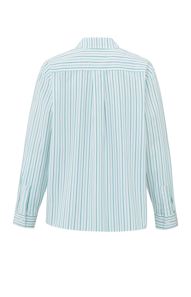 Striped Blouse With Cuff