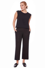 Hove Black Ponte Gaucho Pant