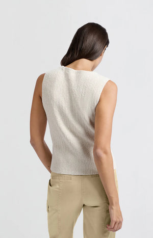 Knitted Ribbed Gilet