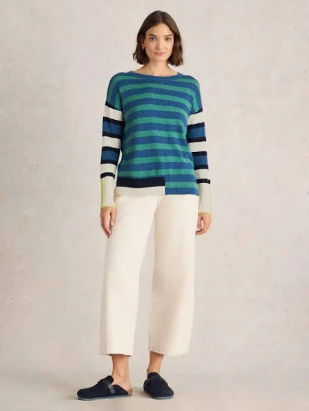 Olive Stripe Jumper