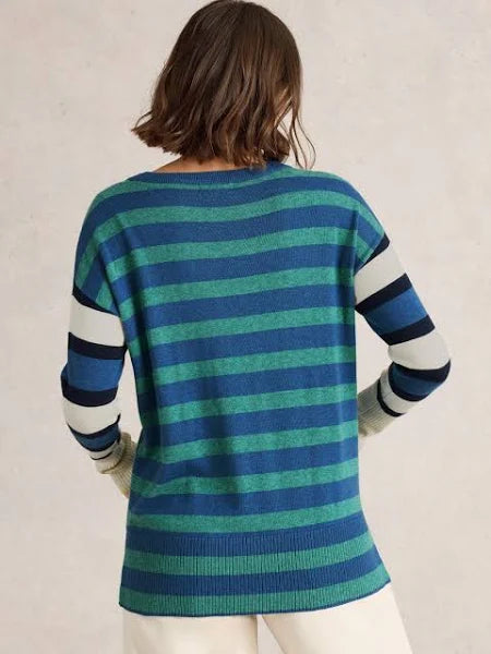 Olive Stripe Jumper