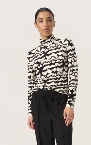 Hanadi Printed Rollneck