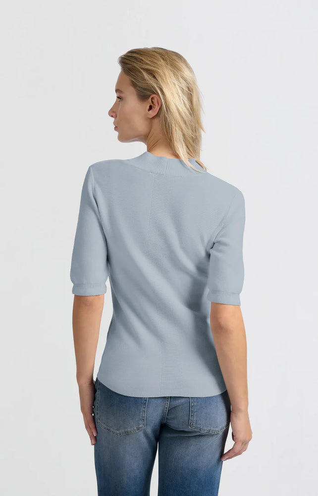 V-Neck Cotton SS Sweater